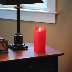 Darby Home Co Battery Operated Unscented Pillar Candle with Moving Flame DBHM2092